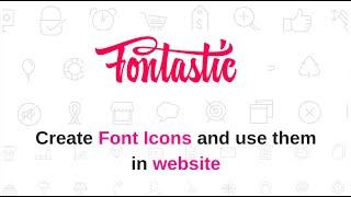 Font icons in website | how to convert SVG icon into font icon