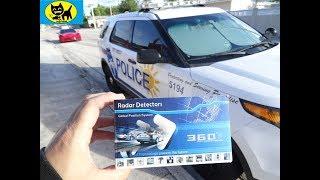 LIVE ROAD TEST: 360 Degree Car 16 Band V7 GPS Speed Safety Radar Detector under $25!