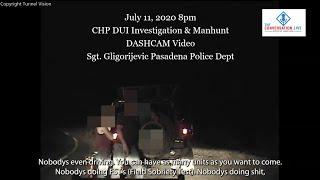 New Video Released Shows: Off-Duty Armed Sergeant Running Away From CHP DUI Investigation