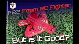 Remote Control Plane RTF F 22 Raptor, 2 4Ghz 6 axis Gyro RC Airplane with Light Strip