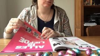 ASMR relaxing / slow page turning through some magazines