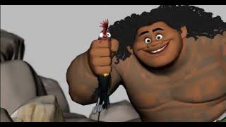 Moana | Heihei and Maui Shot Progression | Adam Green | 3D Animation Internships