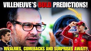 Jacques Villeneuve's F1 2025 Season Predictions Will SHOCK You!