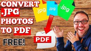 How to Convert JPG Photos to PDF - Free - Simple