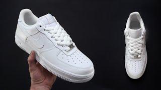 HOW TO DIAMOND LACE NIKE AIR FORCE LOW 1 LOOSE | (Nike AF1 Diamond laces style)