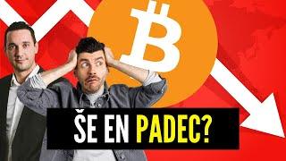 Bitcoin dela NEVARNO divergenco!  Kriptovalute: BTC tehnična analiza