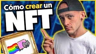 Cómo CREAR un NFT (gratis) y ponerlo a la VENTA con REGALÍAS de por vida 