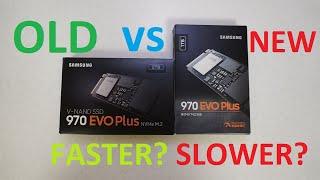 OLD Samsung 970 EVO Plus 2TB unboxing vs NEW 970 EVO Plus 1TB NVME SSD benchmarks, OLD is faster?