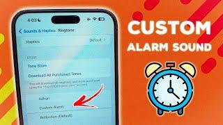 How To Set ANY Song as an iPhone ALARM in 2024 (NO Computer)