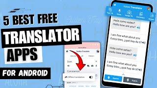 5 Best Free Translator Apps For Android   | Best Translation App for Android | Use Camera