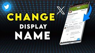 How To Change Twitter X Display Name