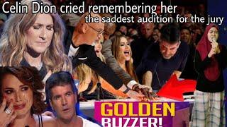 Celine Dion  And Simon Cowell crying while singing Astaghfirullah| GOLDEN BUZZER 2024|Parodi