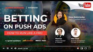 [Webinar] Betting on push ads. How to run like a PRO – RichAds Webinar