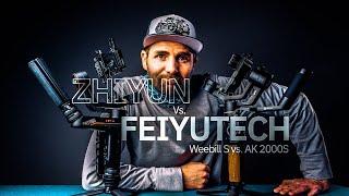 ZHIYUN VS FEIYU TECH // WEEBILL S VS AK2000S // GIMBAL COMPARISON