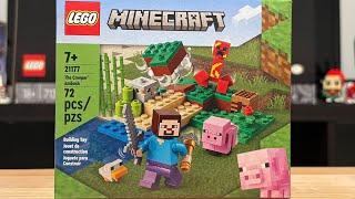 Review of the 21177 LEGO Minecraft The Creeper Ambush (2022)