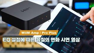 WiiM Pro Plus,Amp(EQ 설정에 따른 음질의 변화 시연 영상)