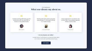 Create a Responsive Testimonial Section Using HTML & CSS | Step-by-Step Guide to Professional Design