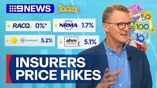 Australians paying above-average home insurance, says new data | 9 News Australia