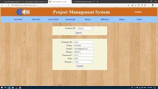 PROJECT MANAGEMENT SYSTEM IN PHP | Source Code & Projects