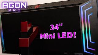 AOC Agon Pro 34'' | Mini LED | WQHD Montior - The only one of its kind! - AG344UXM