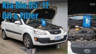 '07 Kia Rio oil change