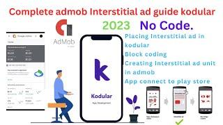 earning android app with admob interstitial ad kodular 2023