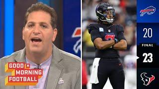 GMFB | "CJ Stroud make Bills fans go home sad!" - Peter Schrager reacts to Texans beat Bills 23-20