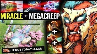 THEY CAN'T PUSH!! - [Troll Warlord] Defend MegaCreeps ComeBack Dota 2