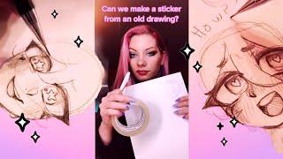 TikTok ART Hacks and Tutorials  Drawings and Hacks