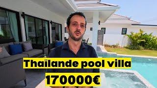 Cédric, visites et prix pool villas en Thaïlande