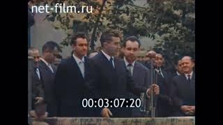Nicolae Ceausescu vorbind in limba rusa (1965) [COLOR]