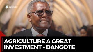 #UNGA79: ''One Of The Greatest Form Of Investments Is Agriculture'' - Aliko Dangote