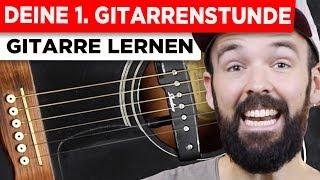 Gitarre lernen für Anfänger - Deine erste Gitarrenstunde - einfach & auf Deutsch