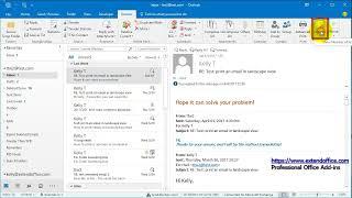 How to reply with sender name in Outlook