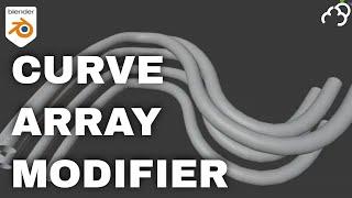 Blender 2.8 Make a Curve Array using Modifiers