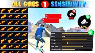 All guns Headshot Sensitivity  || Free fire headshot setting in tamil || OB47 One tap setting 