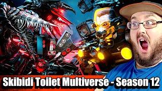 skibidi toilet multiverse - season 12 (all episodes) REACTION!!! "THE END IS NEAR!!!"