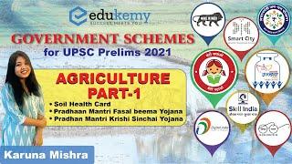 Government Schemes for Agriculture - Part 1 | Important Schemes for UPSC Prelims 2021