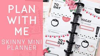 PLAN WITH ME | SKINNY MINI Happy Planner | Simply Lovely