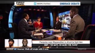 Floyd is Ducking Pacquiao: First Take Reflects on Pacquiao Interview