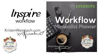 Evernote Workflow Minimalist Planner