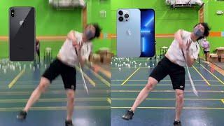 I filmed badminton videos with the NEW iPhone 13 Pro! Here's what I found