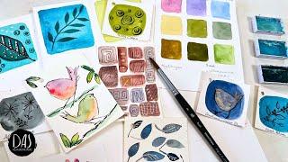 Do watercolor painting for 5 mins a day and change your life - guaranteed!