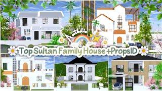 Top Sultan Family House + PropsID Aesthetic : Sakura School Simulator