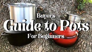 Which Cooking Pots Should You Buy | Stockpots vs Sauce Pans vs Dutch Ovens