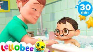 Splish Splash Baby Bath Time | Baby Nursery Rhyme Mix - Preschool Playhouse Songs