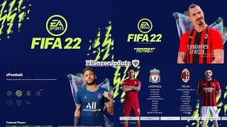 PES 2021 Menu Mod FIFA 22 Green Edition by PESNewupdate (CPK & SIDER)