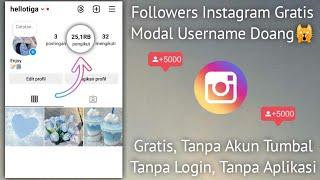 [no login] Cara menambah Ribuan Followers Instagram Tiktok Gratis Tanpa Login ‼️ Tanpa Password‼️