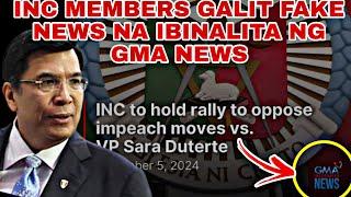 LAGOT NA! INC MEMBERS GALIT SA BALITA NG GMA NA FAKE NEWS TUNGKOL SA NATIONAL PEACE RALLY!