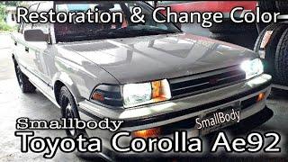 Toyota Corolla Small Body Ae92 RESTORATION, Naka Wagon Face, JDMbumpers, Complete body Mouldings